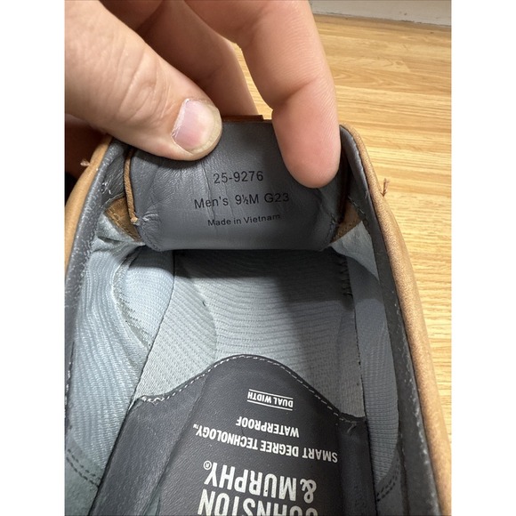 Johnston Murphy‎ Xc4 Brown Leather Low Top Sneakers Men's Size 9.5M - Picture 5 of 7